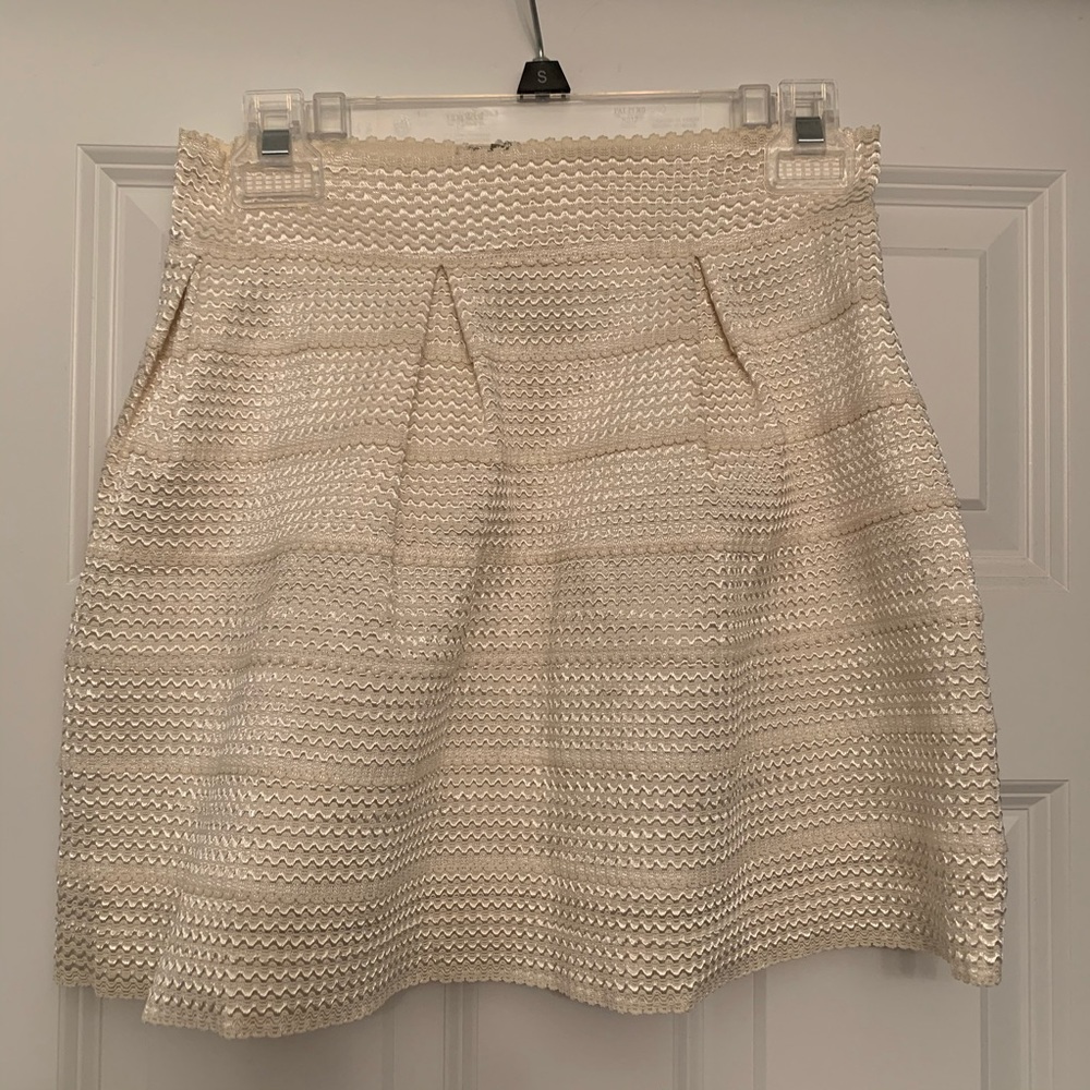 Ina Cream Bubble Skirt